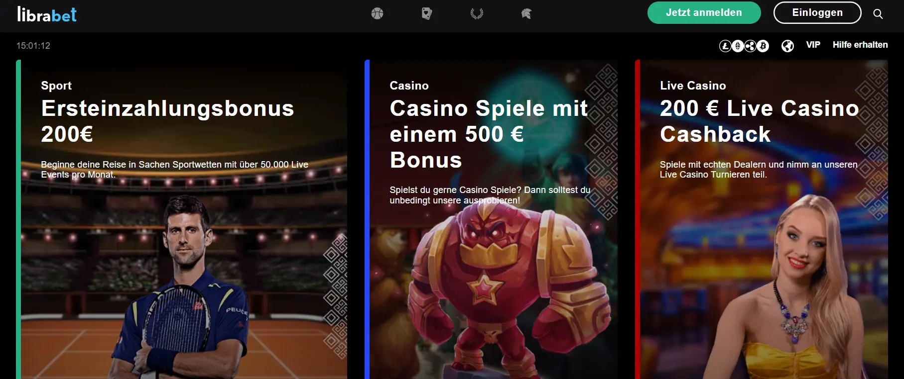 Librabet Casino Screen